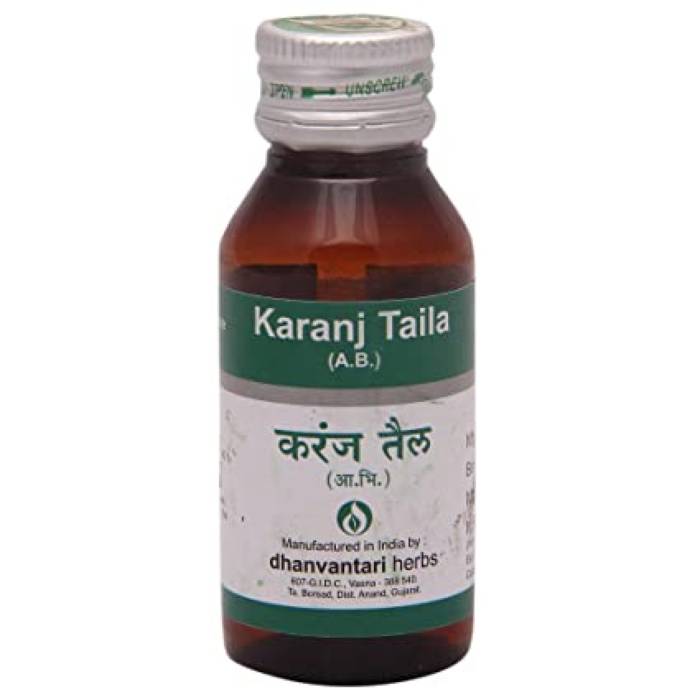 Karanj Tel (100 ml) - Dhanvantari Herbals