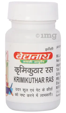 Krumi kuthar ras (80 Tab) - Baidyanath