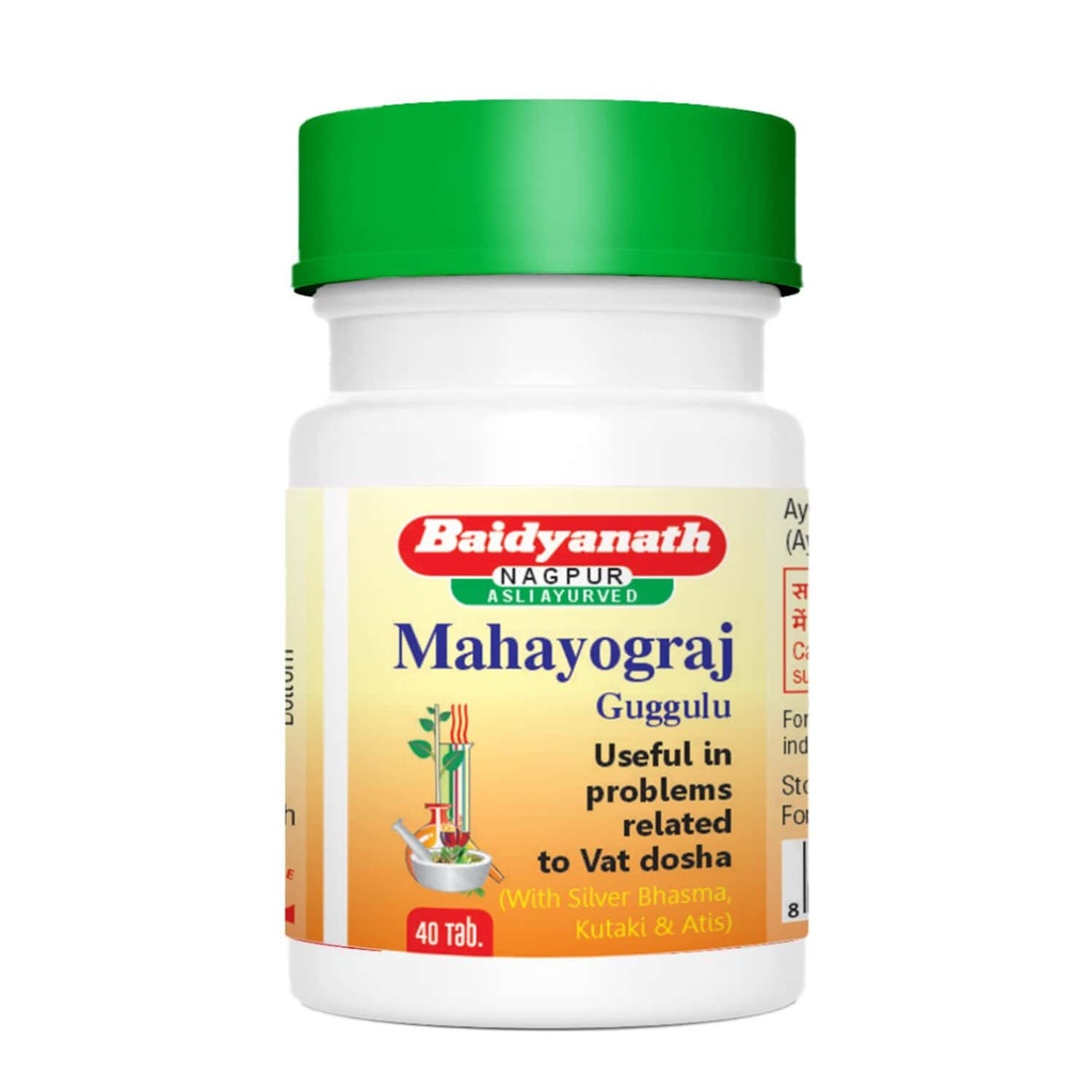 Mahayogiraj Guggul (40 Tab) - Baidyanath