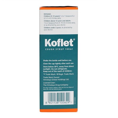 Koflet (100 ml) - Himalaya Drug Co.