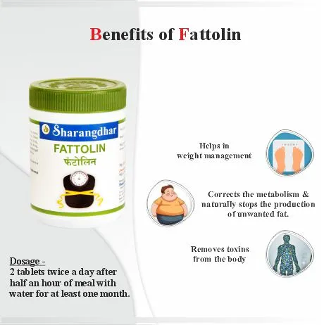 Fatolin (120 Tab) - Sharangdhar