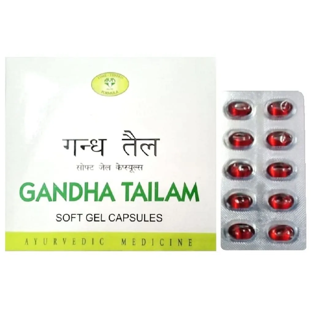 Gandh tail Caps (10 Tab) - Kerala Ayurved