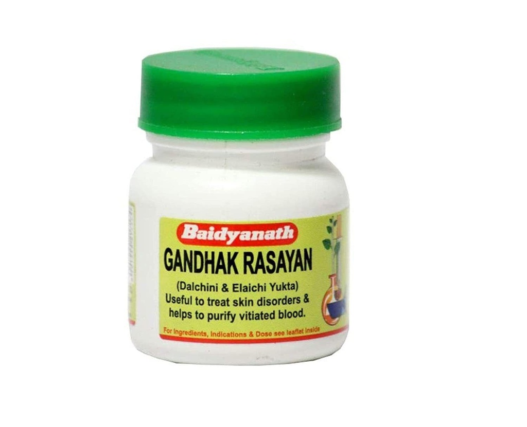 Gandhak Rasayan (40 Tab) - Baidyanath
