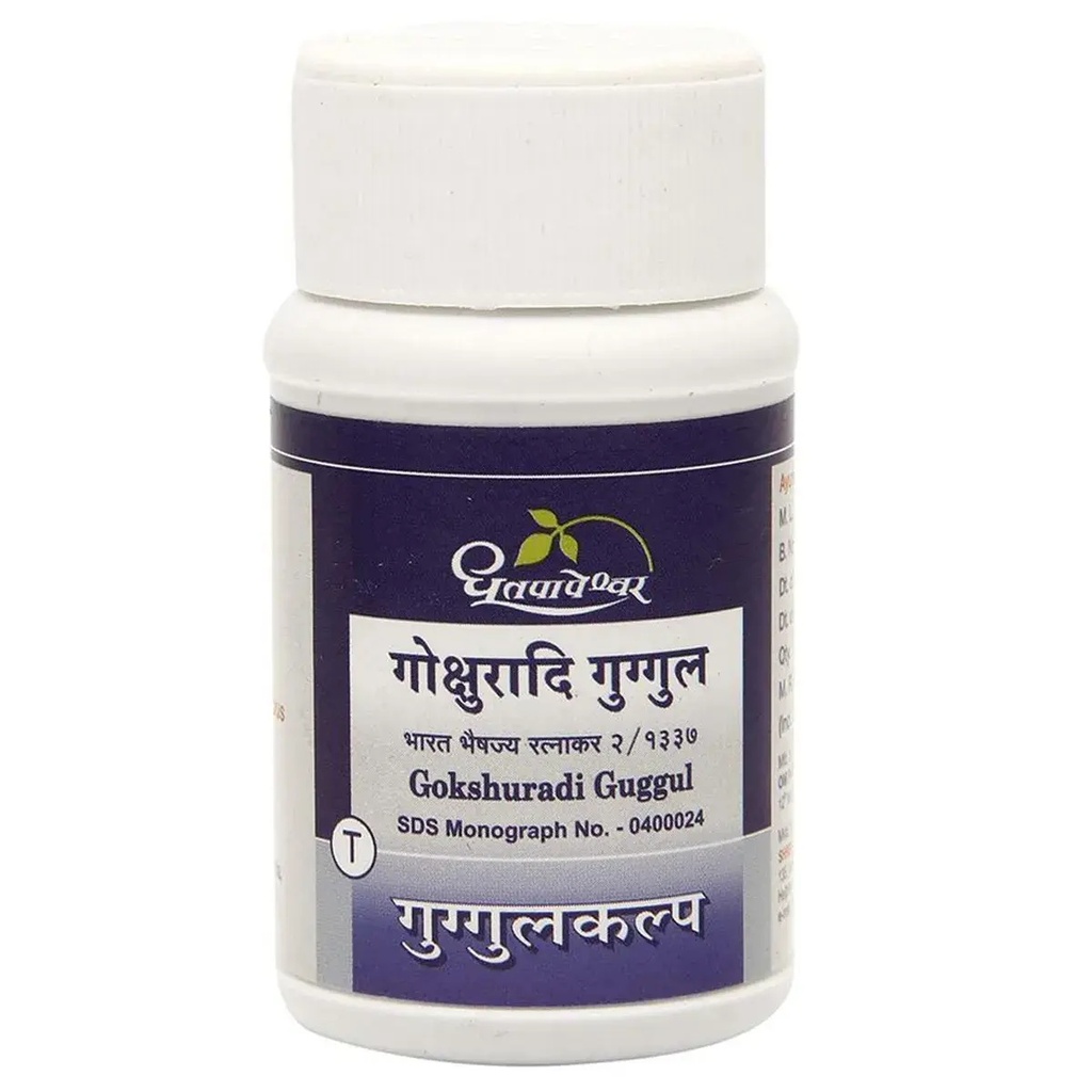 Gokshuradi Guggul (60 Tab) - Dhootapapeshwar