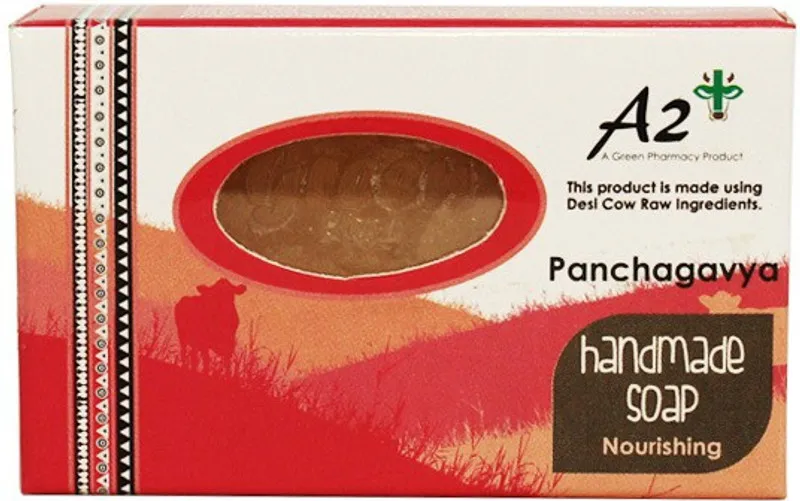 Panchagavya Handmade Soap (75 Gm) - Green Pharmacy
