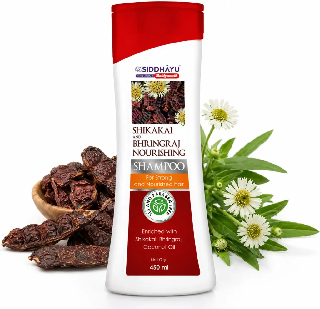 Shikekai And bhrungaraj Shampoo (200 ml) - Baidyanath