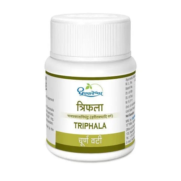 Triphala Churna (60 Gm) - Dhootapapeshwar