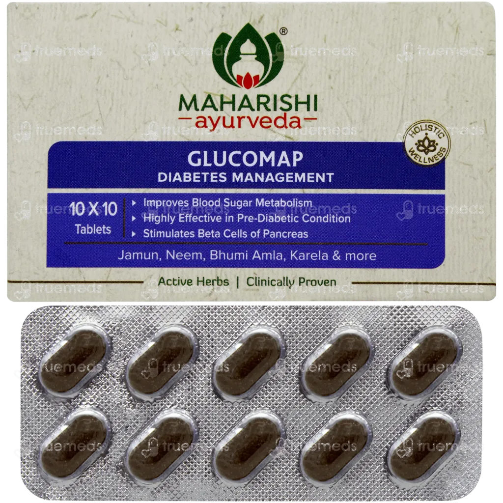 Glucomap Tab -10 (Tab)- Maharshi