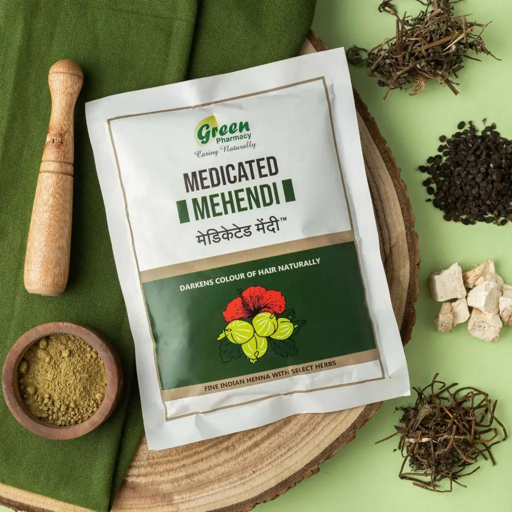 Medicated Mehandi (250 Gm) - Green Pharmacy