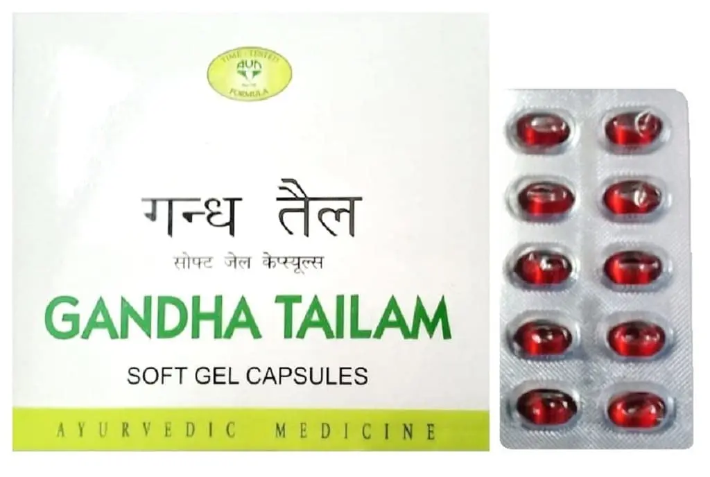 Gandh tail Caps (10 Tab) - Kerala Ayurved