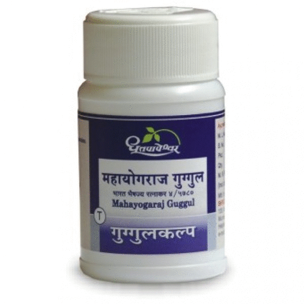 Mahayogiraj Guggul (60 Tab) - Dhootapapeshwar