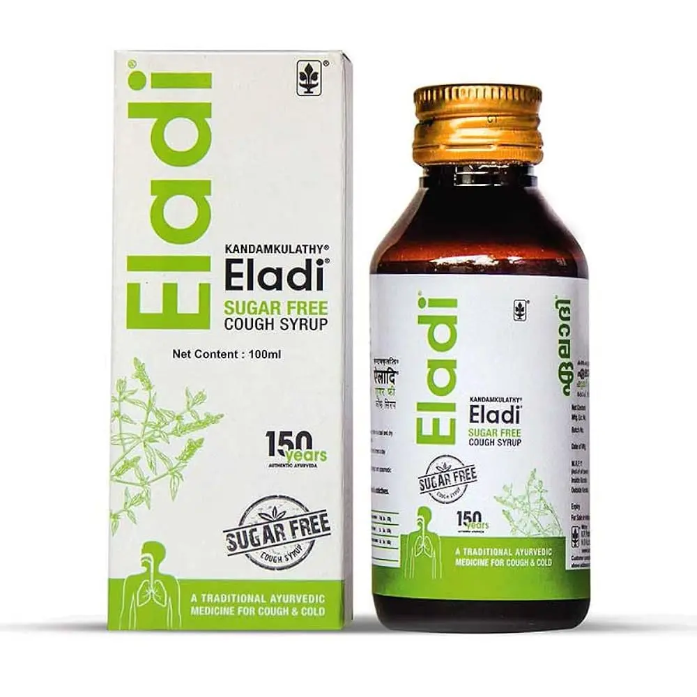 Eladi Couph Syp Sugar-free 100ml- Kerala Ayurved