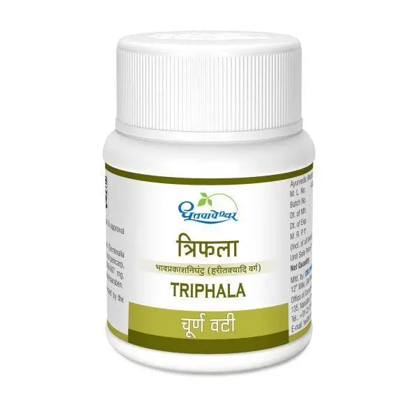 Triphala Tablet (60 Tab) - Dhootapapeshwar