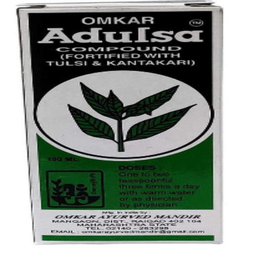 Adulsa Compound (100 ml) - Omkar Ayurved