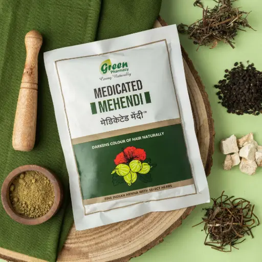 Medicated Mehandi (100 Gm) - Green Pharmacy