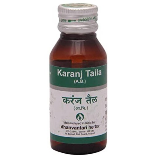 Karanj Tel (100 ml) - Dhanvantari Herbals