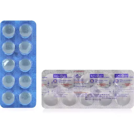 अ-फ्लू-ओ-सिल (१० टॅब) - धूतपापेश्वर