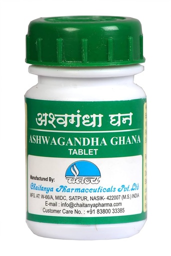 Ashwagandha Ghan (60 Tab) - Chaitanya