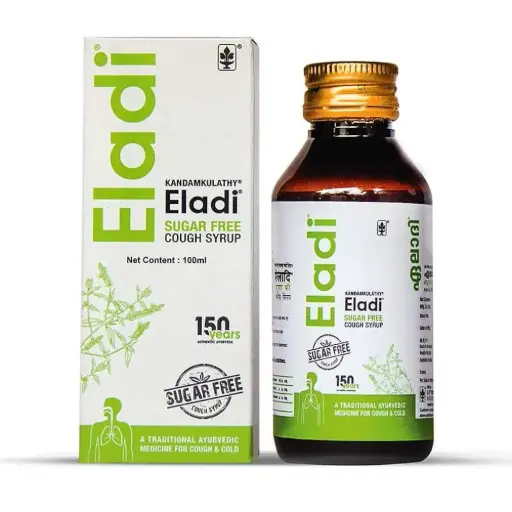 Eladi Couph Syp Sugar-free 100ml- Kerala Ayurved