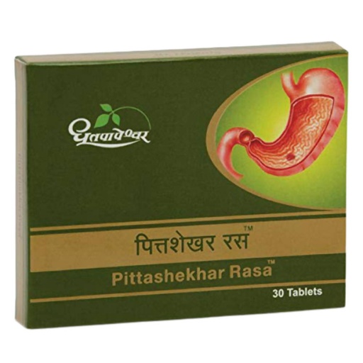 Pittashekhar ras (30 Tab) - Dhootapapeshwar